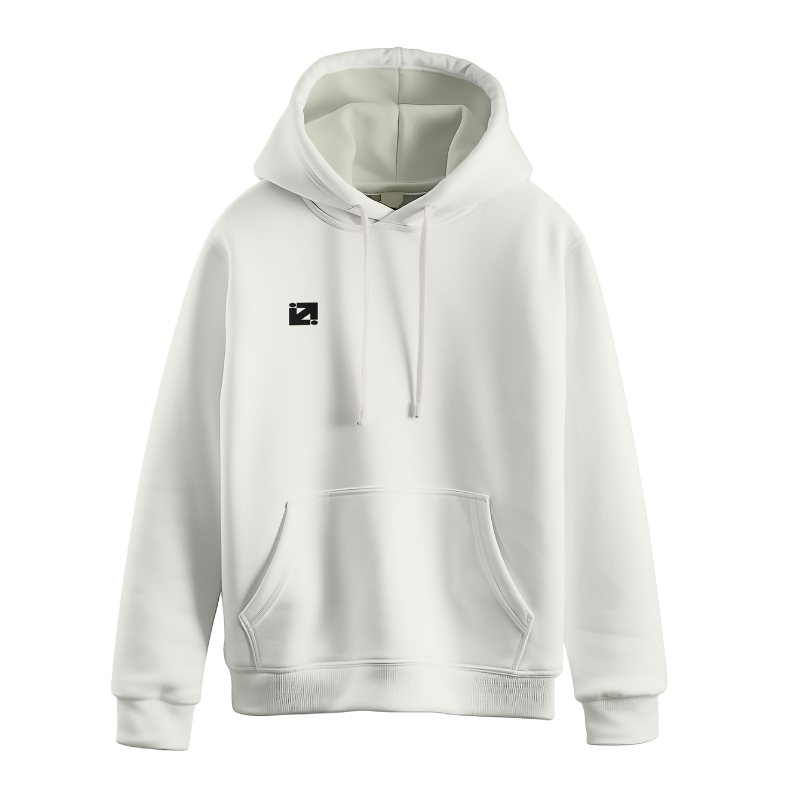 Agasalho Moletom Branco Sem Zíper