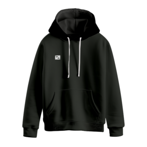 Agasalho Moletom Preto Sem Zíper