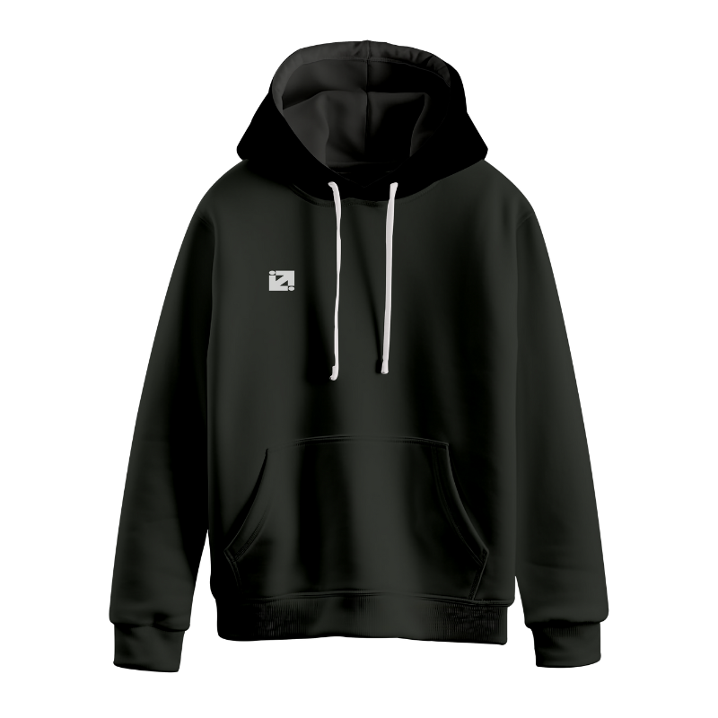 Agasalho Moletom Preto Sem Zíper