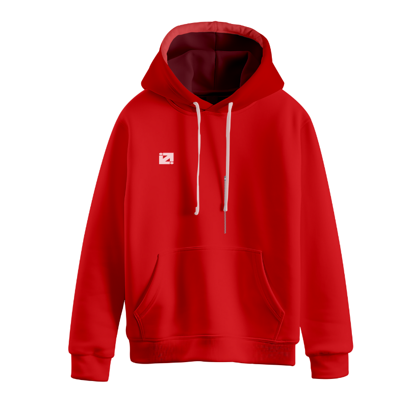 Agasalho Moletom Vermelho Sem Zíper